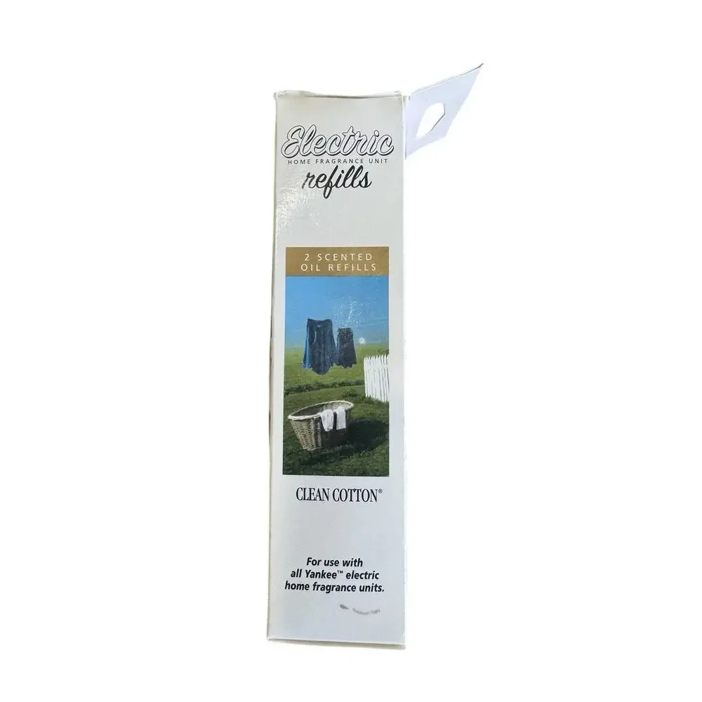 NEW Yankee Candle ScentPlug Refills - Clean Cotton - Set of 4 - NIB